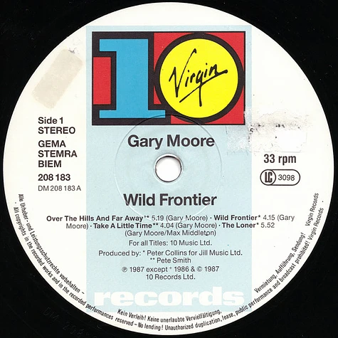 Gary Moore - Wild Frontier