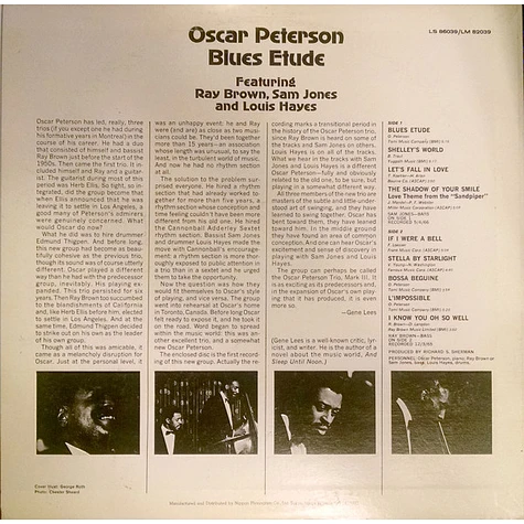 Oscar Peterson - Blues Etude