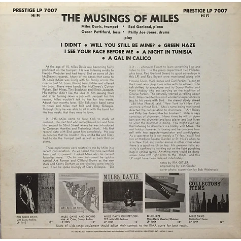 Miles Davis - The Musings Of Miles