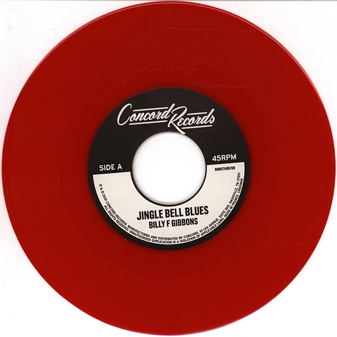 Billy F Gibbons - Jingle Bell Blues Translucent Red Vinyl Editoin