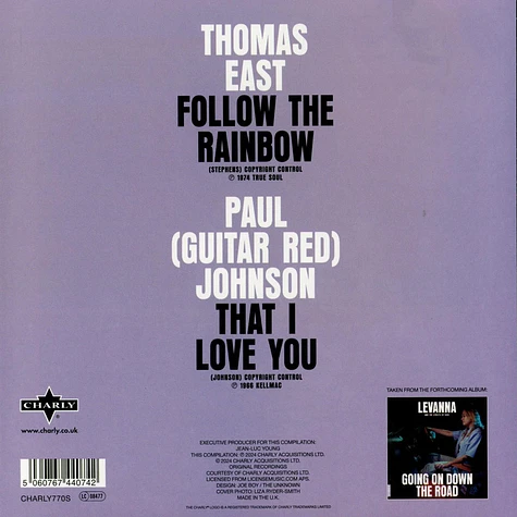 Thomas East / Paul (Guitar Red) Johnson - Follow The Rainbow / That I Love You