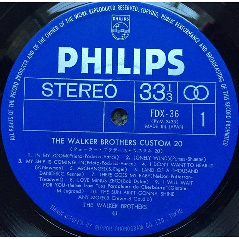 The Walker Brothers - Custom 20