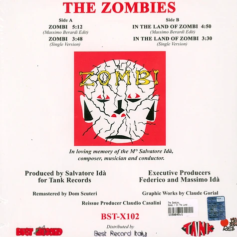 The Zombies - Zombi / In The Land Of The Zombi Red & Black Marbled Vinyl Edition