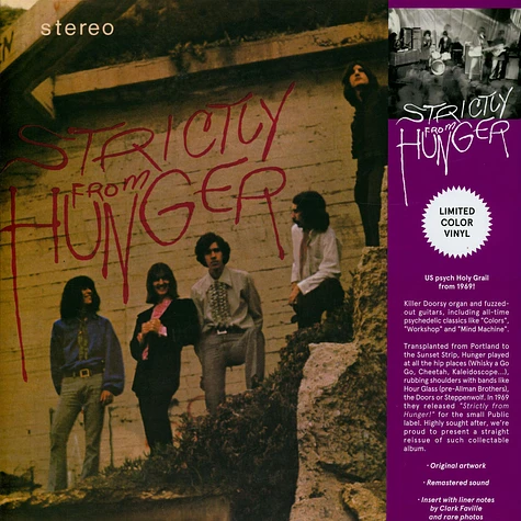 Hunger - Strictly From Hunger Color-In-Color Vinyl Edition