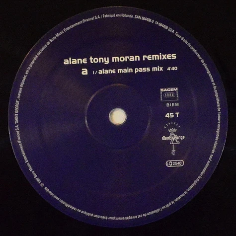 Wes - Alane (Tony Moran Remixes)