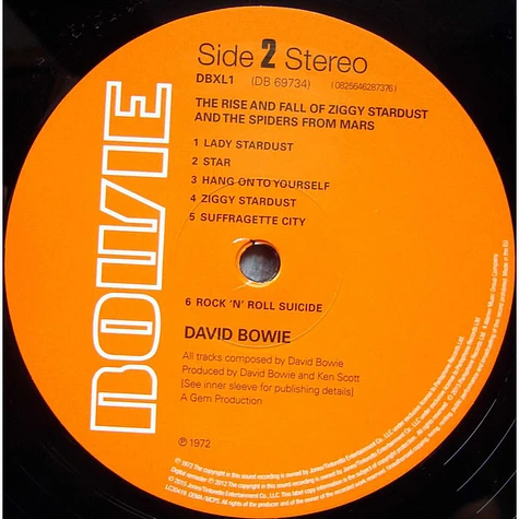 David Bowie - The Rise And Fall Of Ziggy Stardust And The Spiders From Mars