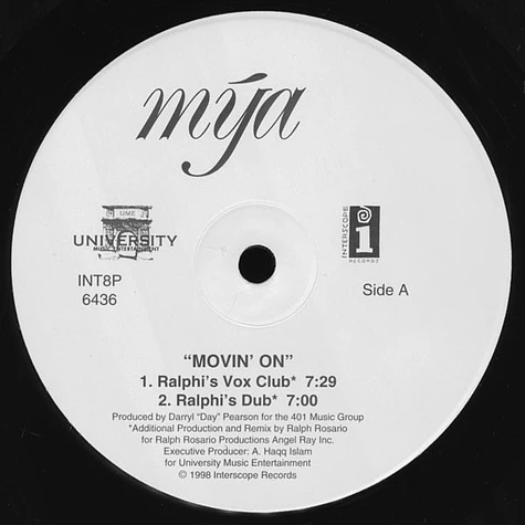 Mya - Movin' On