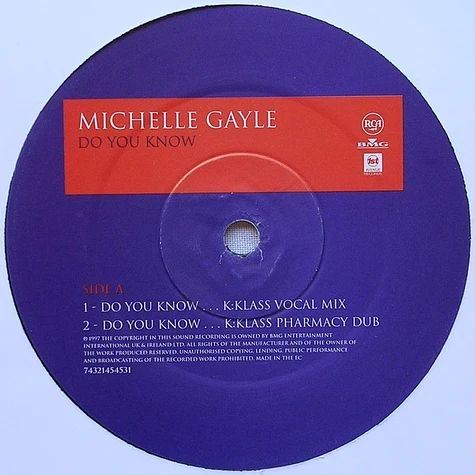 Michelle Gayle - Do You Know