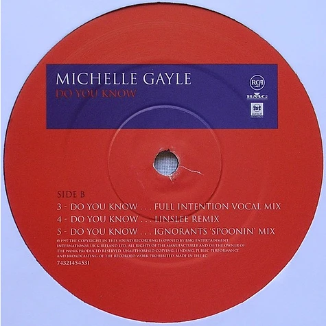 Michelle Gayle - Do You Know