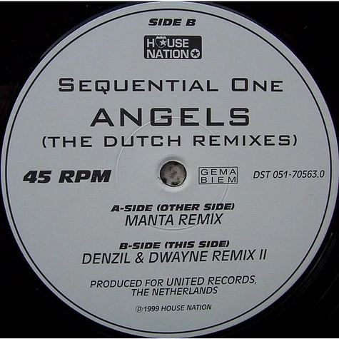 Sequential One - Angels (The Dutch Remixes)