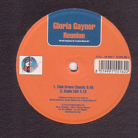 Gloria Gaynor - Reunion