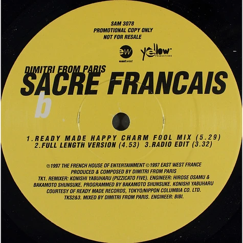 Dimitri From Paris - Sacre Francais