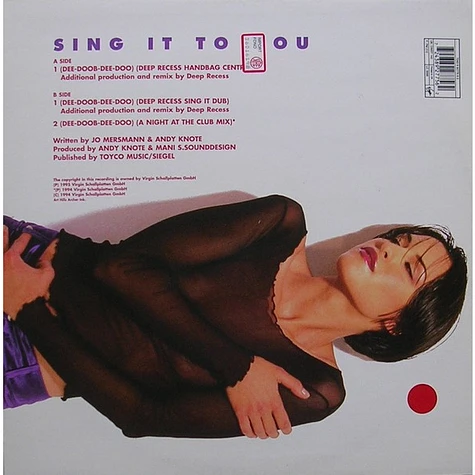 Lavinia Jones - Sing It To You (Dee-Doob-Dee Doo)