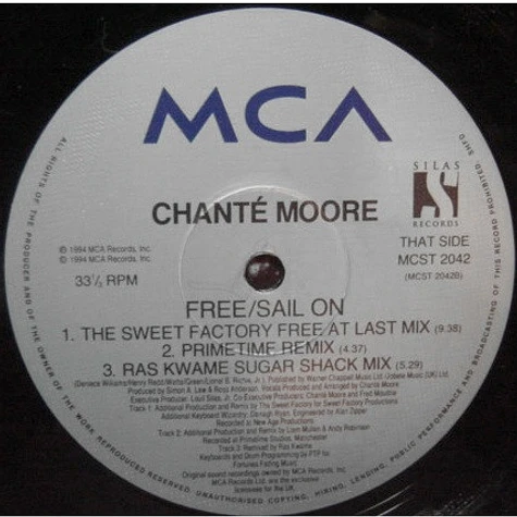 Chante Moore - Free / Sail On