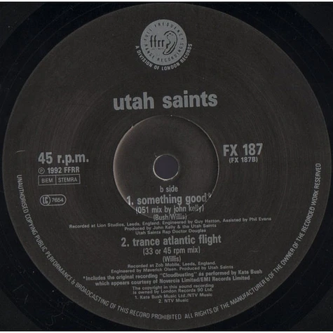 Utah Saints - Something Good