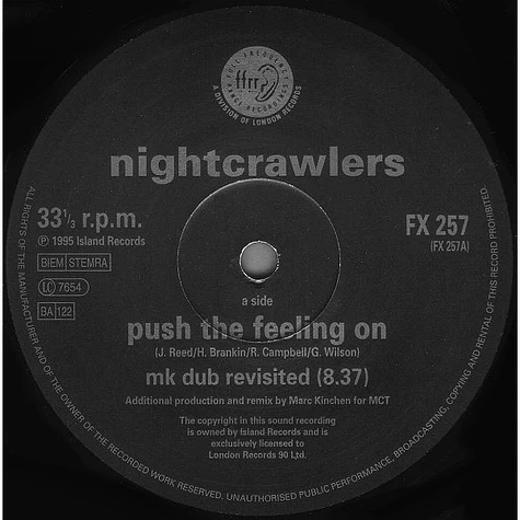 Nightcrawlers - Push The Feeling On (New MK Mixes For '95)