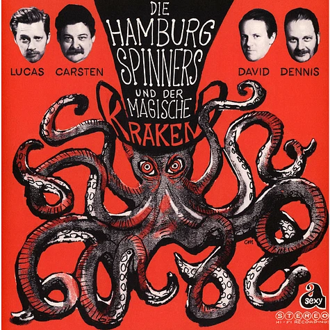 Hamburg Spinners (Carsten Erobique Meyer, David Nesselhauf, Dennis Rux, Lucas Kochbeck) - Der Magische Kraken HHV Exclusive White Vinyl Edition