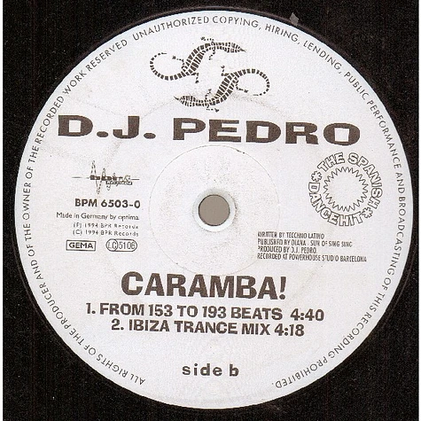 DJ Pedro - Caramba!