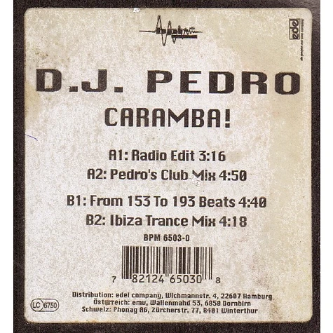 DJ Pedro - Caramba!