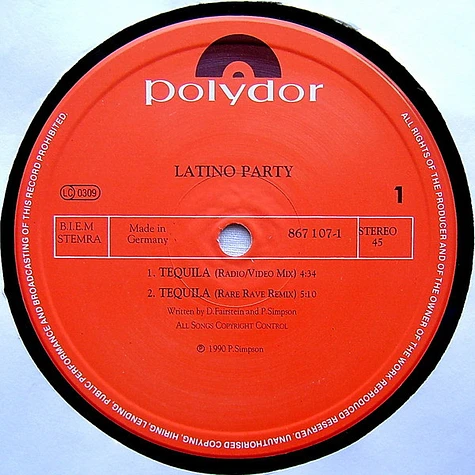 Latino Party - Tequila