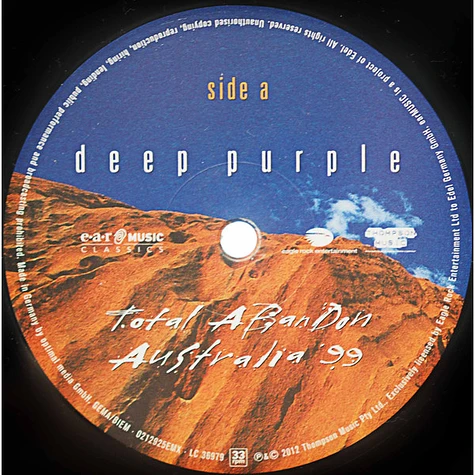 Deep Purple - Total Abandon - Australia '99