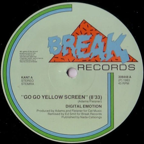 Digital Emotion - Go Go Yellow Screen