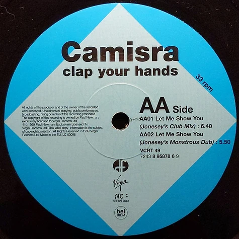 Camisra - Clap Your Hands