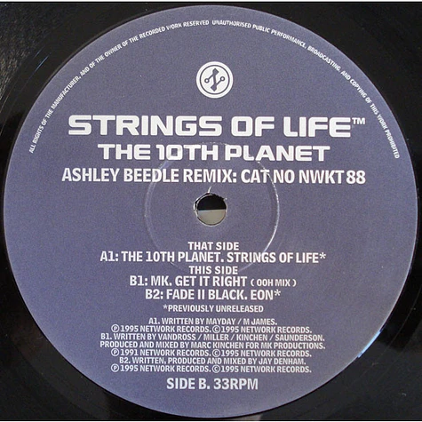 The 10th Planet - Strings Of Life™ (Ashley Beedle Remix)