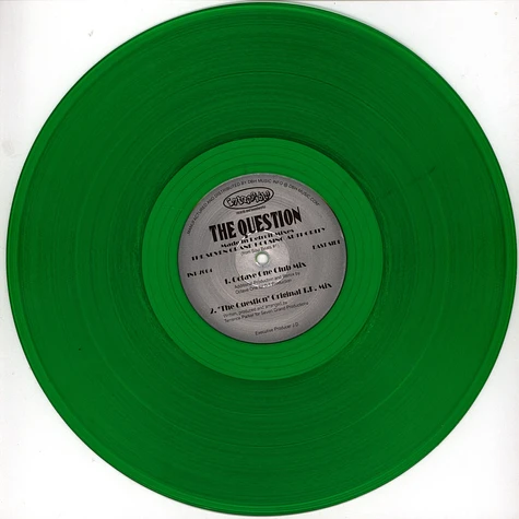 The Seven Grand Housing Authority - The Question (Made In Detroit Mixes) Clear Green Vinyl Edtion