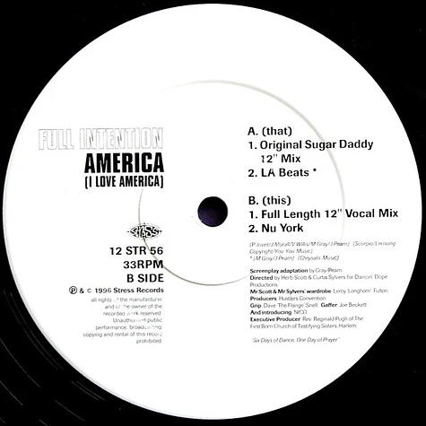 Full Intention - America (I Love America)