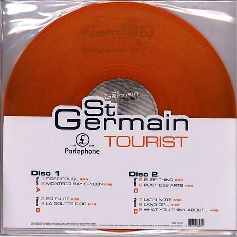 St Germain - Tourist Limited Orange Vinyl Edition