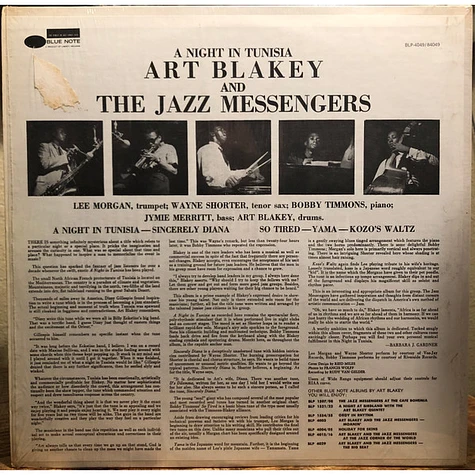 Art Blakey & The Jazz Messengers - A Night In Tunisia