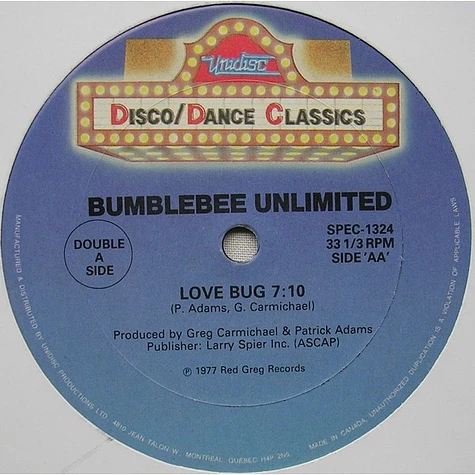 Eruption / Bumblebee Unlimited - I Can't Stand The Rain / Love Bug