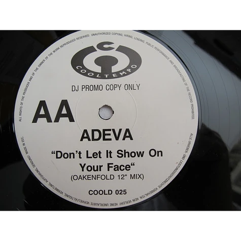 Adeva - Don't Let It Show On Your Face (Oakenfold 12" Mix)