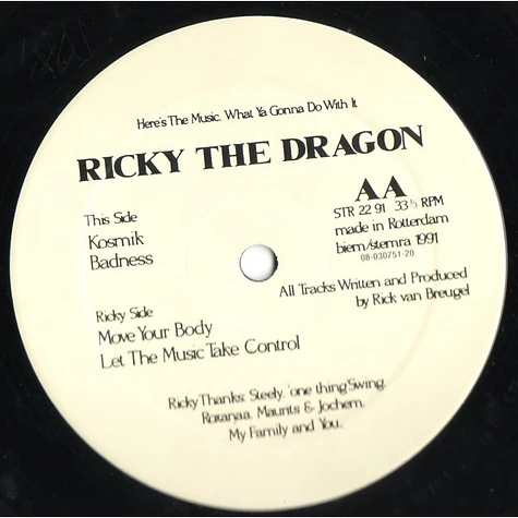 Ricky The Dragon - Move Your Body EP