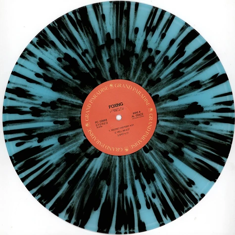 Foxing - Foxing Ice Blue With Black Splatter Vinyl Edition