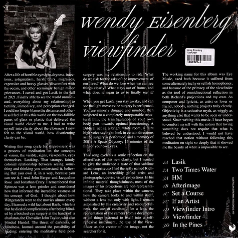 Wendy Eisenberg - Viewfinder