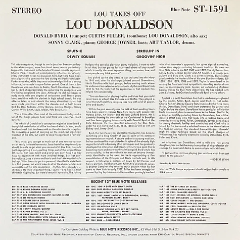 Lou Donaldson - Lou Takes Off