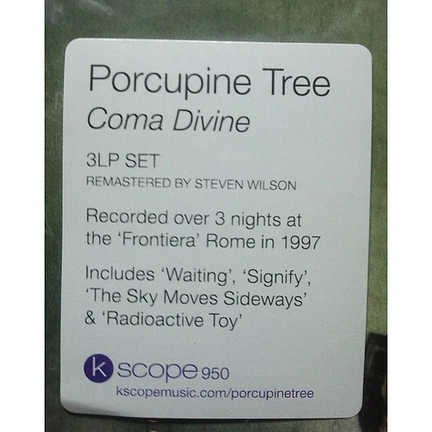 Porcupine Tree - Coma Divine