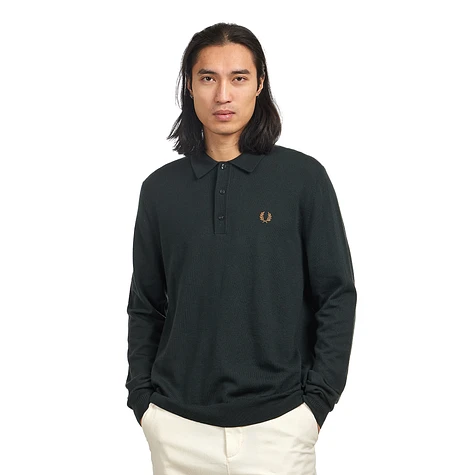 Fred Perry - Classic Knitted Shirt Long Sleeve