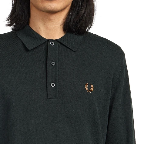 Fred Perry - Classic Knitted Shirt Long Sleeve