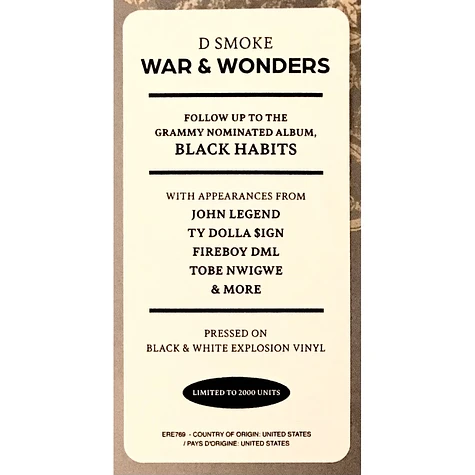 D Smoke - War & Wonders