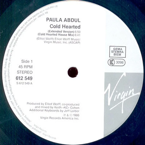 Paula Abdul - Cold Hearted