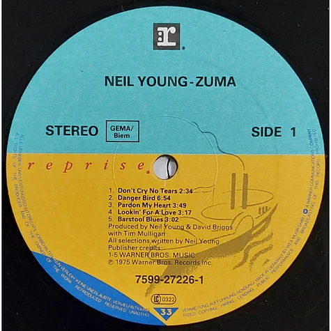 Neil Young with Crazy Horse - Zuma