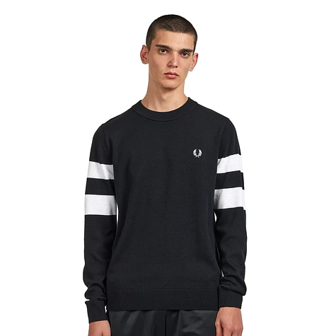 Fred Perry - Tipped Sleeve Jumper