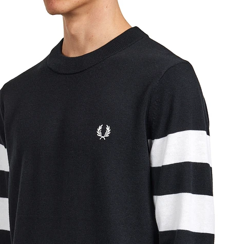 Fred Perry - Tipped Sleeve Jumper