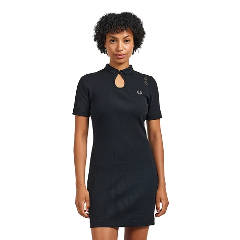 Fred Perry x Amy Winehouse Foundation - Ribbed Polo Shirt Dress