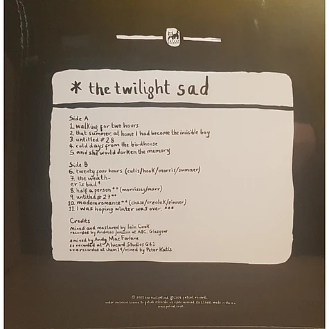 The Twilight Sad - Killed My Parents And Hit The Road