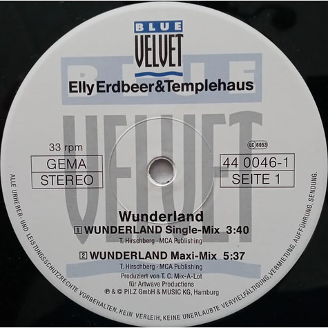 Elly Erdbeer & Templehaus - Wunderland