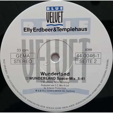 Elly Erdbeer & Templehaus - Wunderland